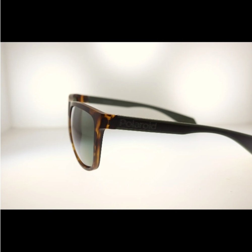 Authentic Polaroid PLD 6062 PHW UC Havana/Green Plastic Square Mens Sunglasses